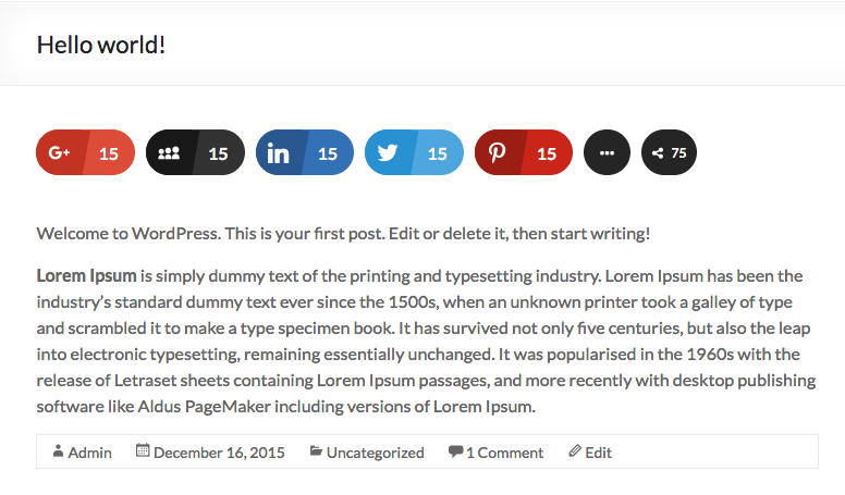 7 WordPress-плагинов для кнопок соцсетей