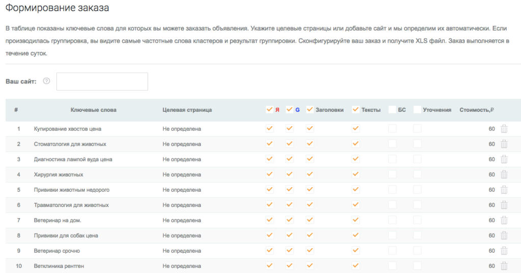 Как бесплатно сгенерировать объявления для контекста [инструкция PromoPult]