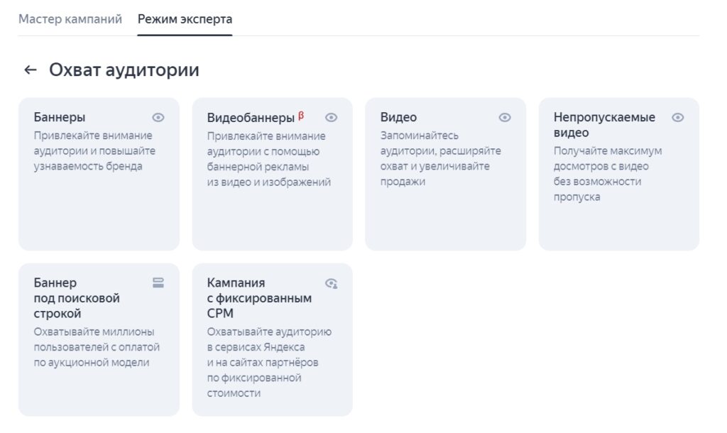 Виды контекстной рекламы в Яндекс Директе [подробный гайд]